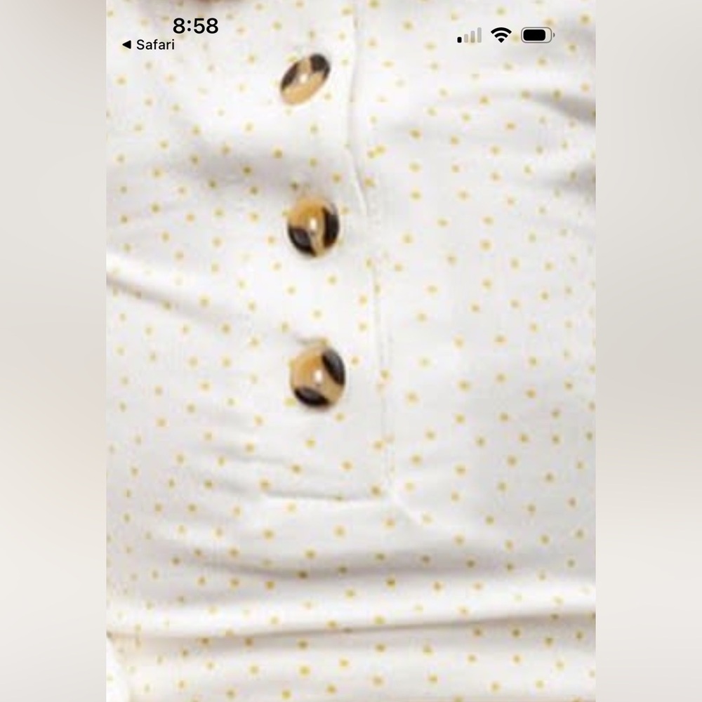 Lou Lou and Co 3-6 mo Kennedy Romper (discontinued print) - Picture 2 of 2